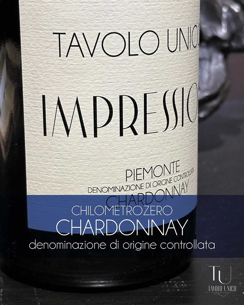 Cena evento “IMPRESSION” – Chardonnay Km Zero a Tavolo Unico