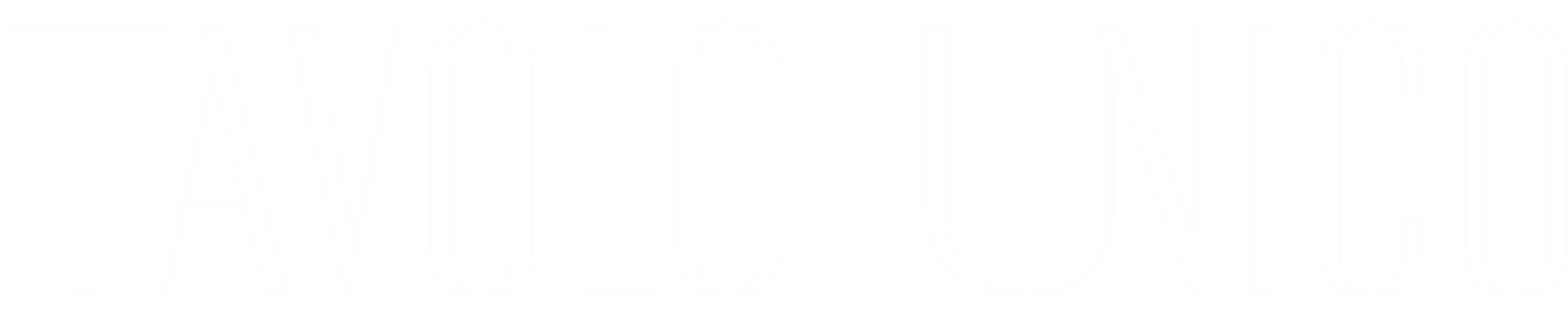 TAVOLO UNICO